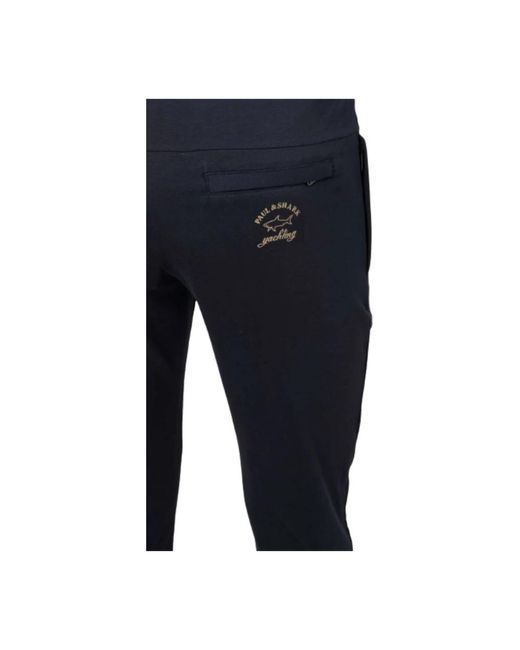 Paul & Shark Blue Sweatpants for men
