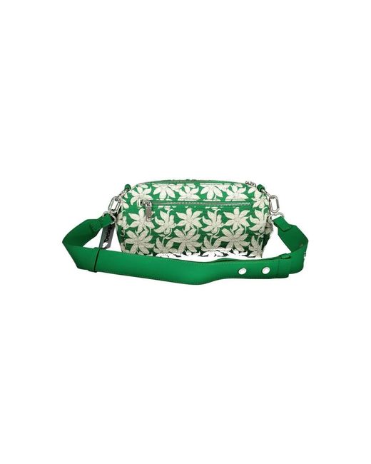 Desigual Green Verde Polyurethane Woman Shoulder Bag