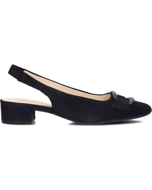 Gabor Blue Blaue Slingback-Pumps, Stilvolles Modell 521