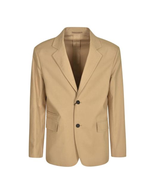 Lanvin Jassen ,Stijlvolle Blazer in het Natural voor heren