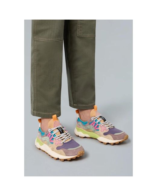 Flower Mountain Blue Sneakers