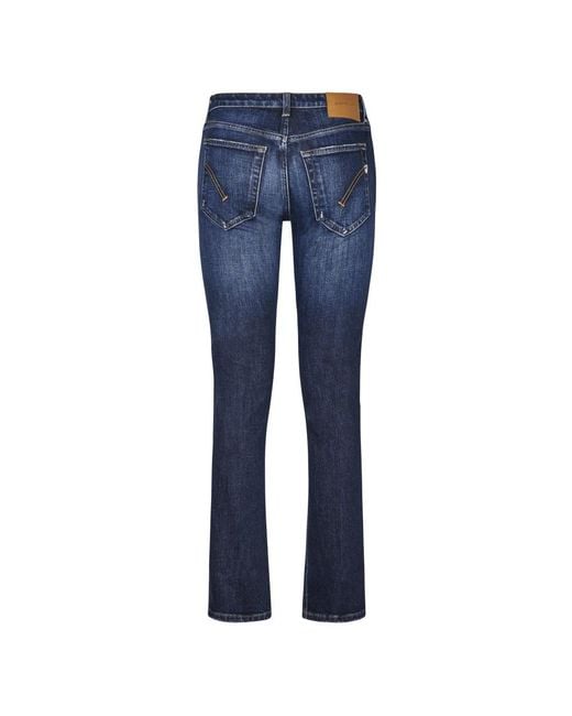 Dondup Blue Straight Fit Jeans