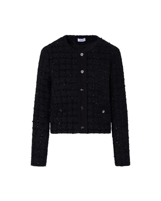 Liu Jo Black Tweed Jackets