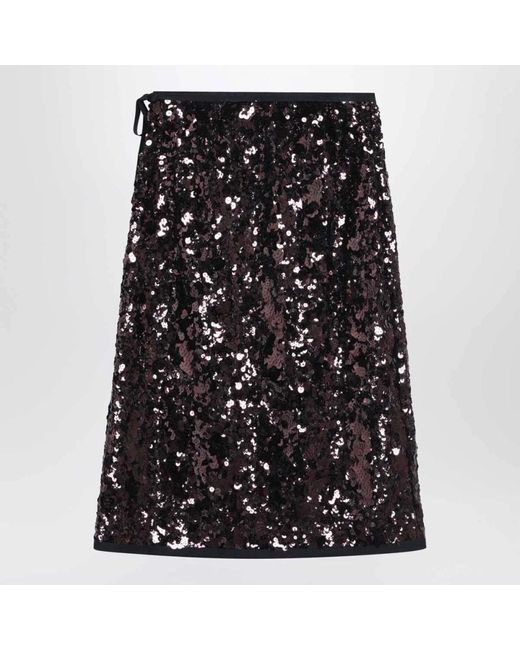 Prada Elegante Lange Rok in het Black