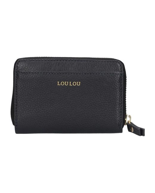 LouLou Essentiels Accessoires ,Blauw ,Leer Petite Emilie in het Black