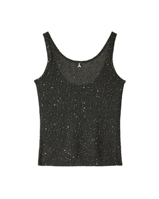 Patrizia Pepe Black Sleeveless Tops