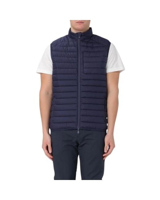 Save The Duck Blue Waistcoats for men
