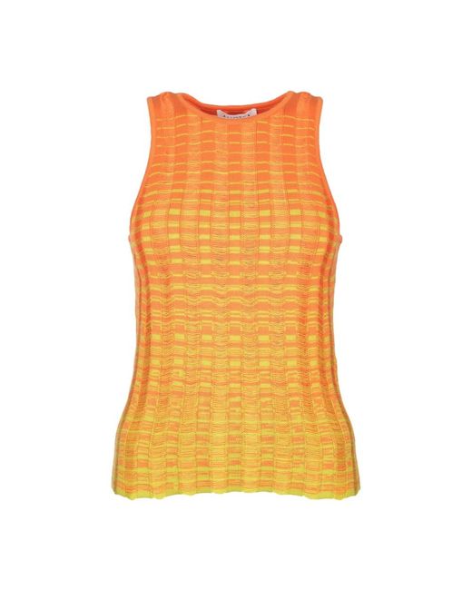 Amotea Top in het Orange