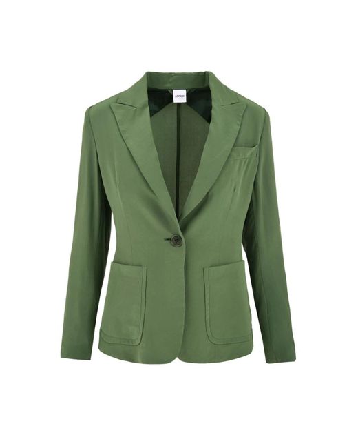 Aspesi Jassen ,Groen ,Jacket H308 B753 Timo in het Green