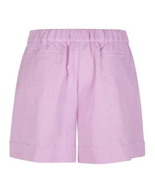 Pinko Purple Short Shorts