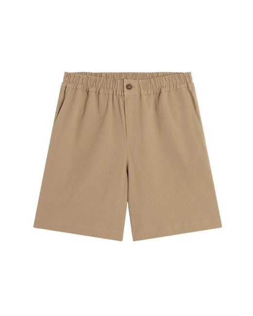 Maison Kitsuné Natural Casual Shorts for men