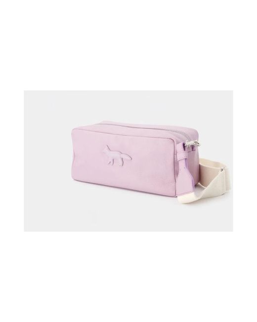 Maison Kitsuné Pink Cross Body Bags