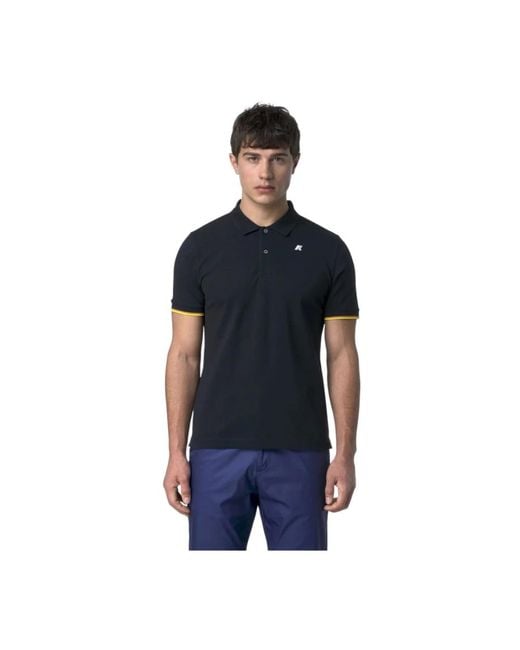 K-Way Blue Polo Shirts for men