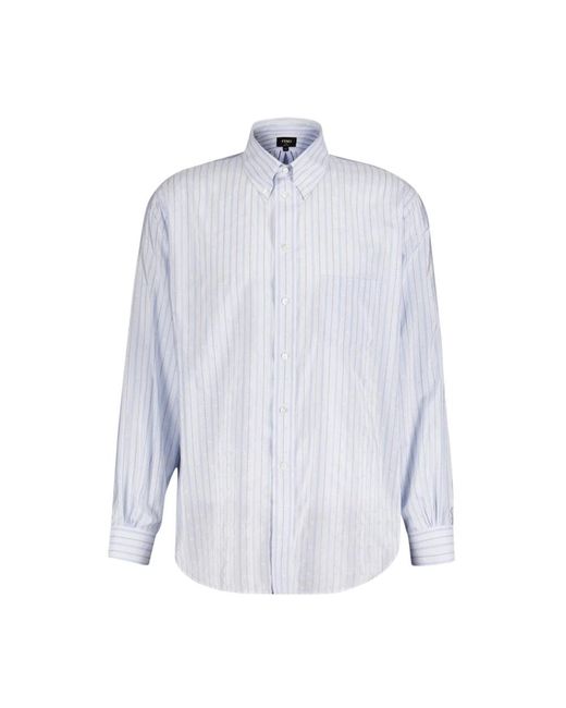 Formal Shirts Fendi de hombre de color Blue
