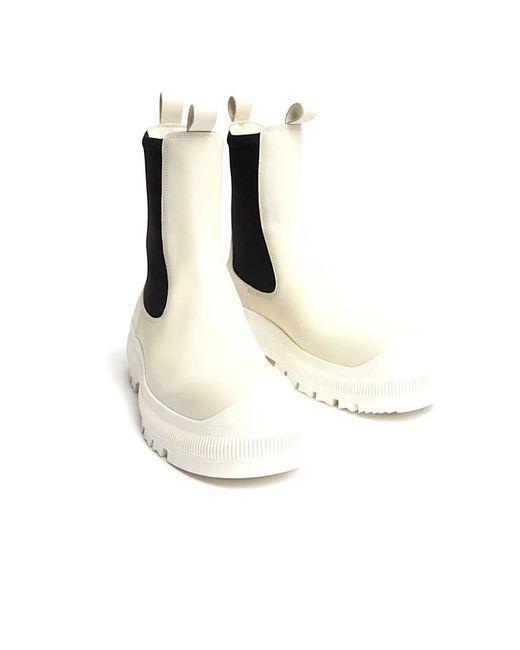 Jil Sander Black Chelsea Boots