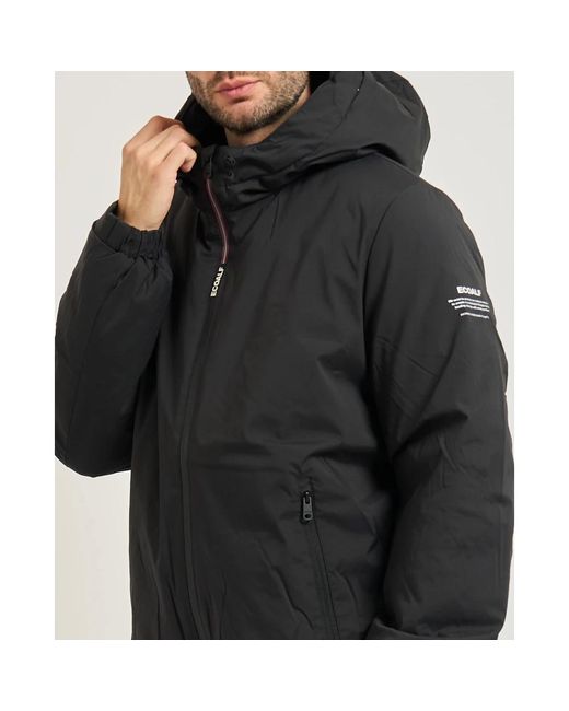 Winter Jackets Ecoalf pour homme en coloris Black