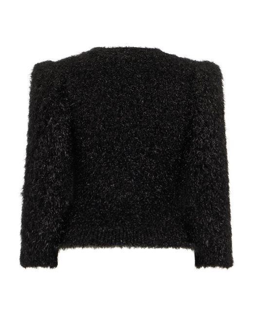 Alberta Ferretti Black Round-Neck Knitwear