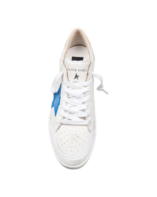 Sneakers ballstar in pelle di Golden Goose Deluxe Brand in Blue da Uomo