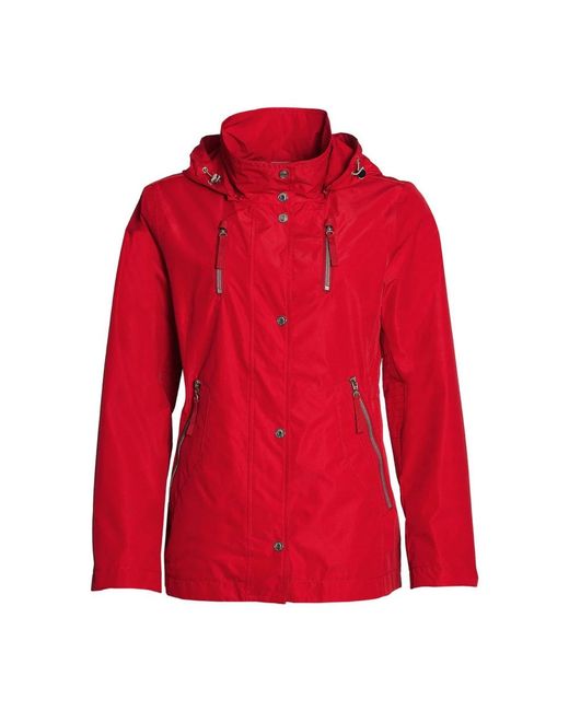 Danwear Jassen ,Rood ,Polyester Waterdichte Rode Regenjas Ibi 16 in het Red
