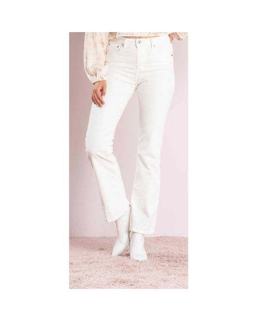 Denim Studio White Bootcut Jeans