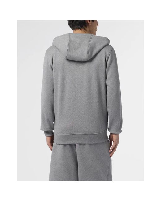 Philipp Plein Zip Hoodie Basic in het Gray voor heren