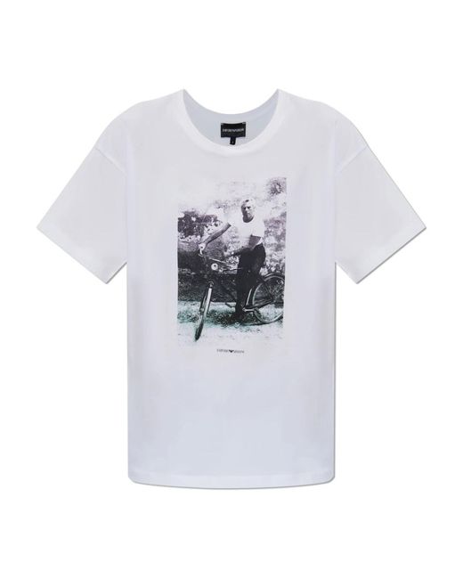 Emporio Armani White T-Shirts