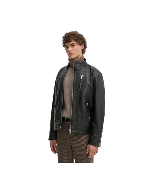 Leather Jackets Won Hundred de hombre de color Black