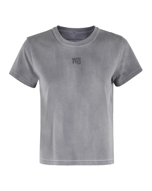 T-Shirts T By Alexander Wang de color Gray