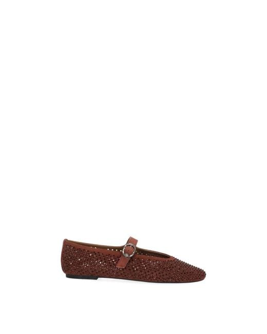 Kurt Geiger Brown Ballerina Shoes