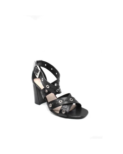 Premiata Black High Heel Sandals