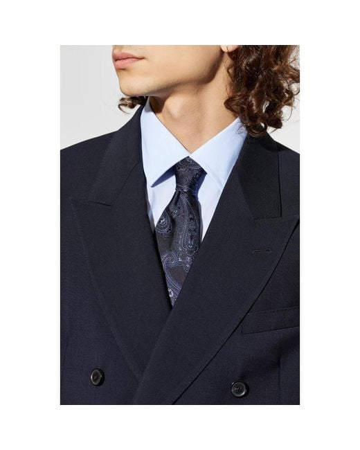 Ties Etro pour homme en coloris Blue