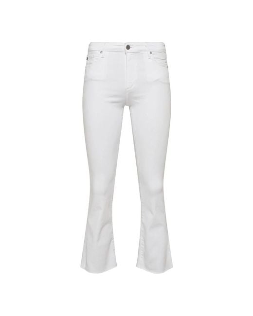 AG Jeans White Jodi crop