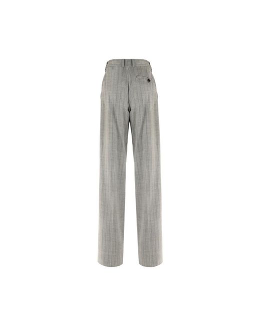 Stella McCartney Gray Straight Trousers