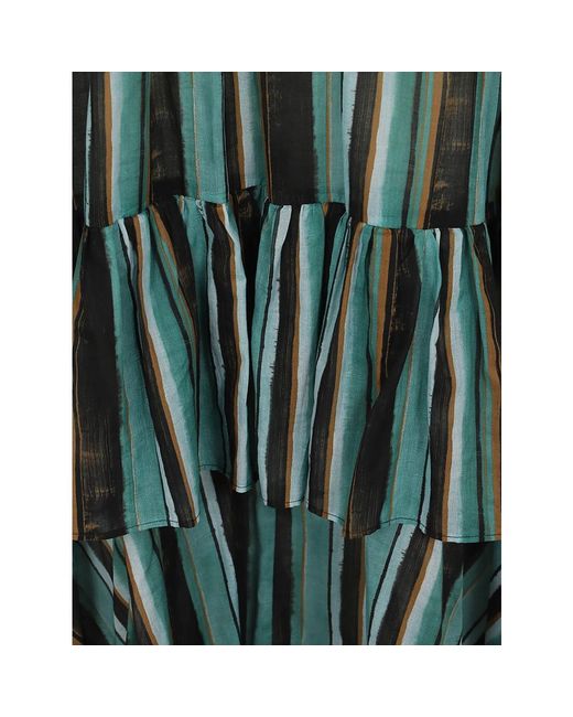 Pinko Green Maxi Dresses