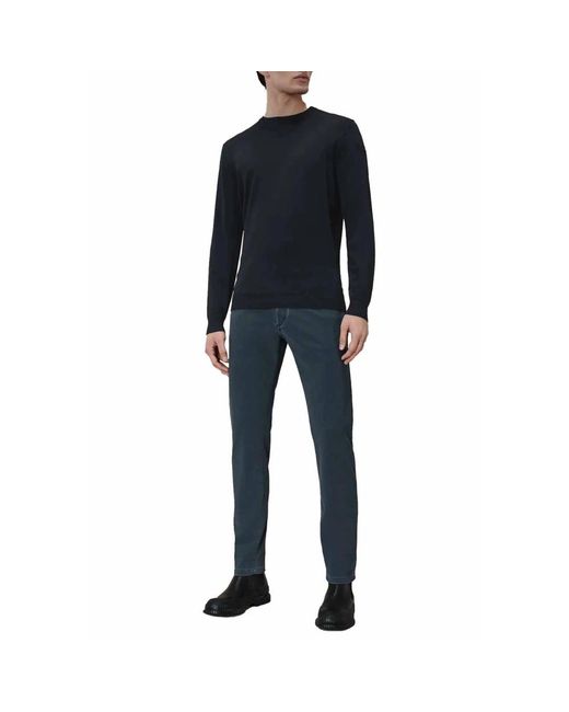 Rrd Blauer rundstrickpullover in Blue für Herren
