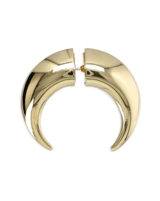 MARINE SERRE Metallic Earrings