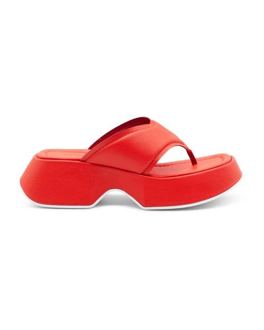 Flip flops Vic Matié de color Red