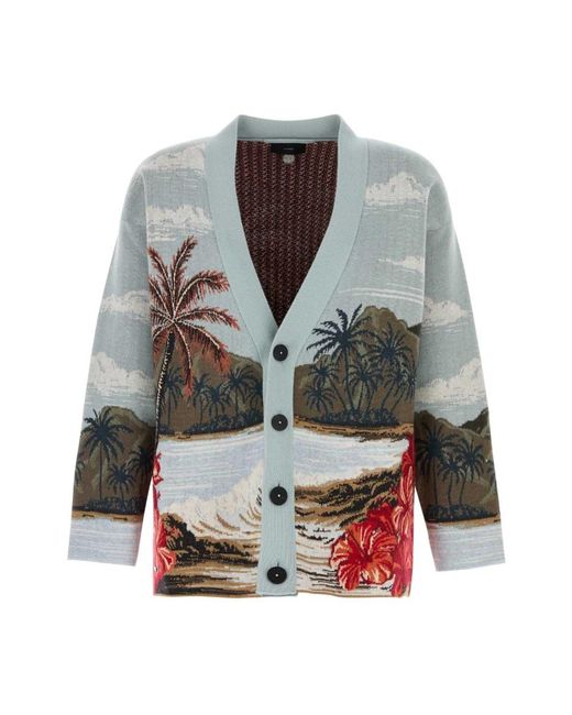 Alanui Hidden Bay Cardigan in het Gray