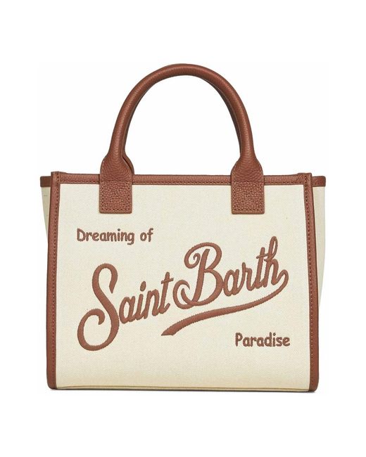 Mc2 Saint Barth Brown Tote Bags