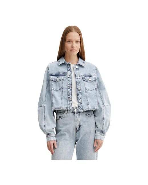 Gestuz Gzdea Cropped Jacket in het Blue