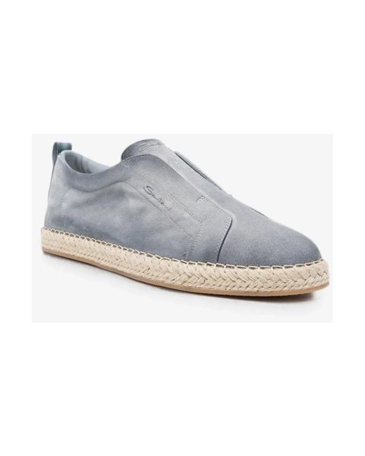 Santoni Espadrille-Flats in Gray für Herren