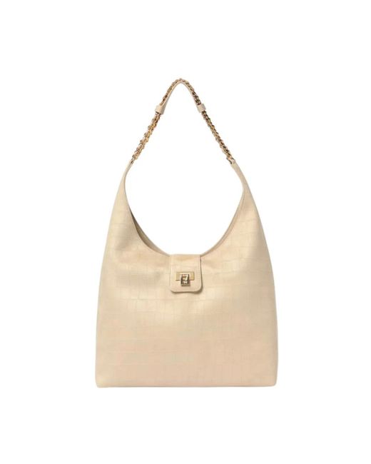 Elisabetta Franchi Natural Shoulder Bags