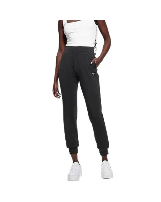 Sweatpants Guess de color Black
