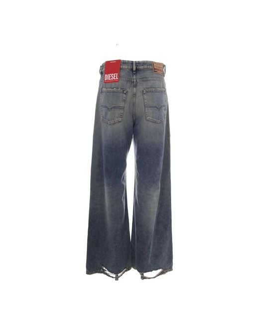 DIESEL Blue Wide Jeans