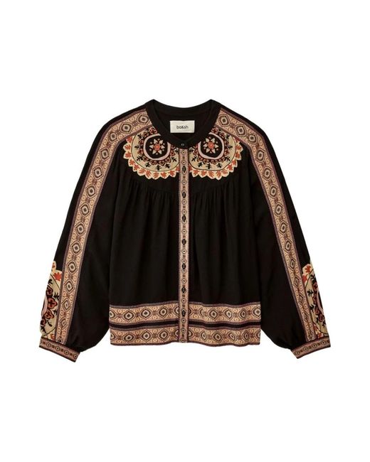 Ba&sh Overhemden ,Zwart ,Valda Blouse in het Black