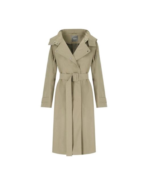 Belted Coats Max Mara de color Natural