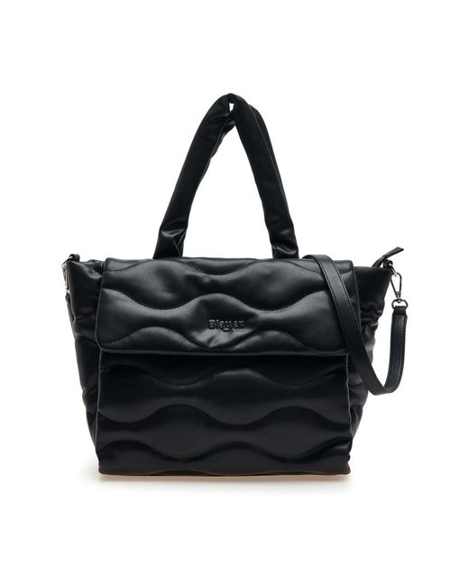 Blauer Black Shopping Bags