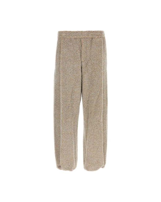 Wooyoungmi Zweifarbige baumwollmischung joggers in Natural für Herren