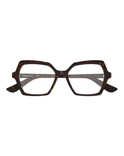 McQueen Black Glasses