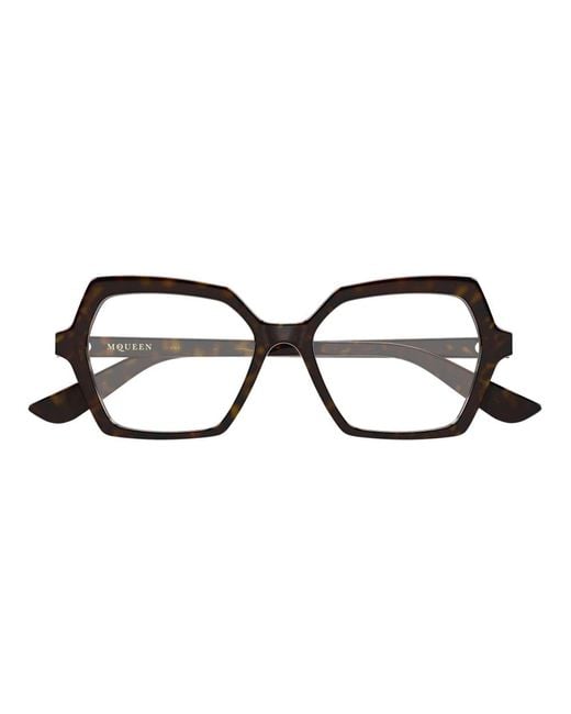 McQueen Black Glasses